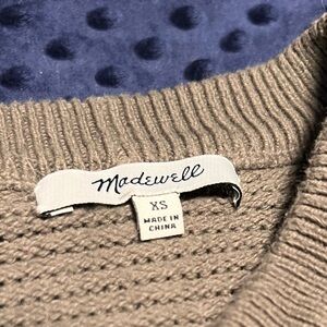 Madewell Taupe Textured Sweater